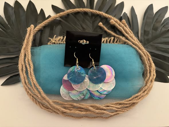 Aloha By The Sea Dangle Earrings