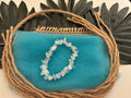 Beautiful Opalite & White Jade Stretch Bracelet