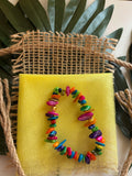 Tropical Multi Color Earring & Bracelet Set