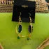 Tropical Dangle Earrings with Freshwater Pearl & gold accent & electroplated charm Top Seller!